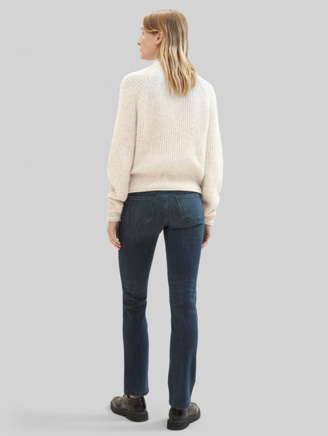 Tom Tailor TTALEXA STRAIGHT Jeans - Dark Stone Wash Denim Tom Tailor TTALEXA STRAIGHT Jeans - Dark Stone Wash Denim