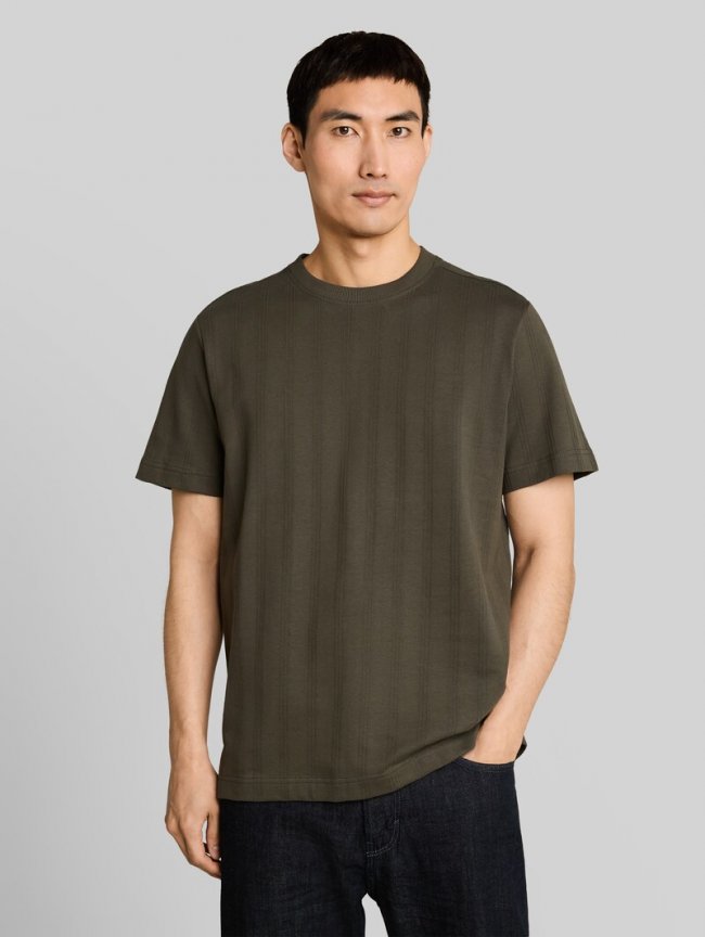 Tom Tailor T-Shirt aus Baumwolle - Deep Leaf Green Tom Tailor T-Shirt aus Baumwolle - Deep Leaf Green