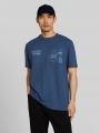 Tom Tailor T-Shirt mit Waffelstruktur - Dark Duck Blue Tom Tailor T-Shirt mit Waffelstruktur - Dark Duck Blue