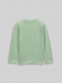 Tom Tailor Langarmshirt mit Wendepailletten - Light Mint Green Tom Tailor Langarmshirt mit Wendepailletten - Light Mint Green