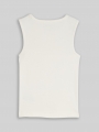 Tom Tailor Basic Ripp Top - Whisper White Tom Tailor Basic Ripp Top - Whisper White