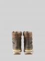 Tom Tailor Wasserfeste Stiefel mit Material-Mix - Lava Tom Tailor Wasserfeste Stiefel mit Material-Mix - Lava