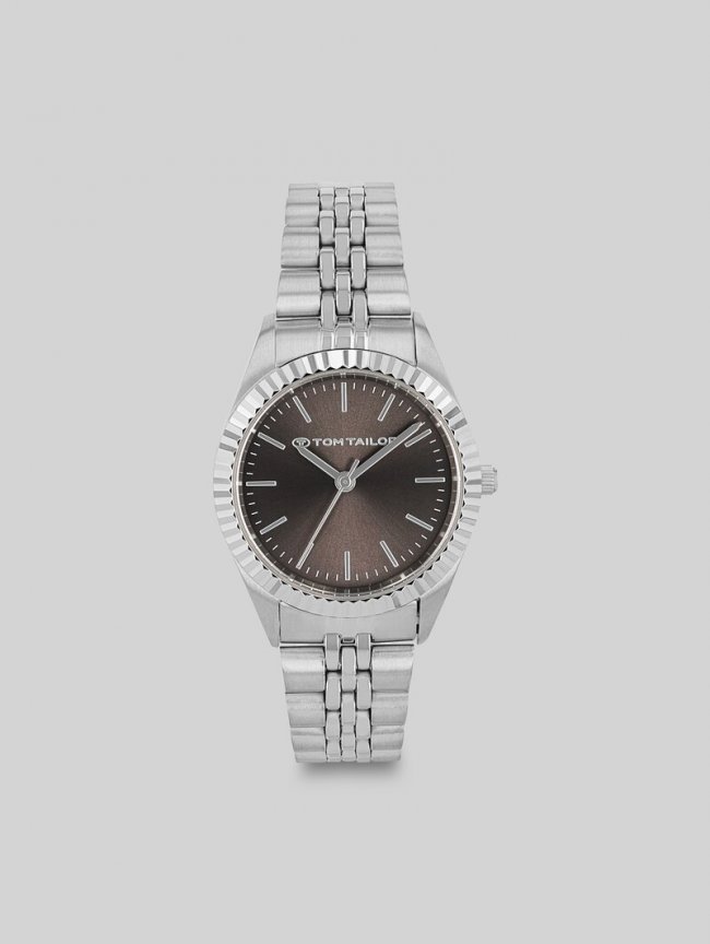 Tom Tailor Armbanduhr aus Edelstahl silber mit 31mm - Silver Tom Tailor Armbanduhr aus Edelstahl silber mit 31mm - Silver