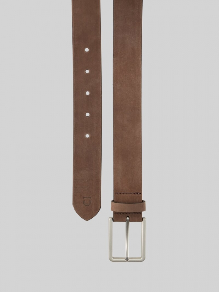 Tom Tailor TTCHARLIE Ledergürtel mit eckiger Dornschließe - Brown Uni Tom Tailor TTCHARLIE Ledergürtel mit eckiger Dornschließe - Brown Uni