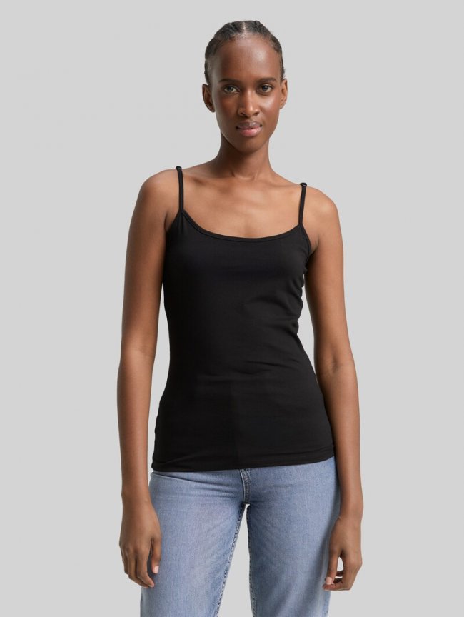 Tom Tailor Basic Top im 2er-Pack - Deep Black Tom Tailor Basic Top im 2er-Pack - Deep Black