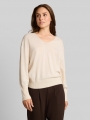Tom Tailor Oversize Strickpullover mit Kaschmir-Anteil - Whisper Offwhite Melange Tom Tailor Oversize Strickpullover mit Kaschmir-Anteil - Whisper Offwhite Melange
