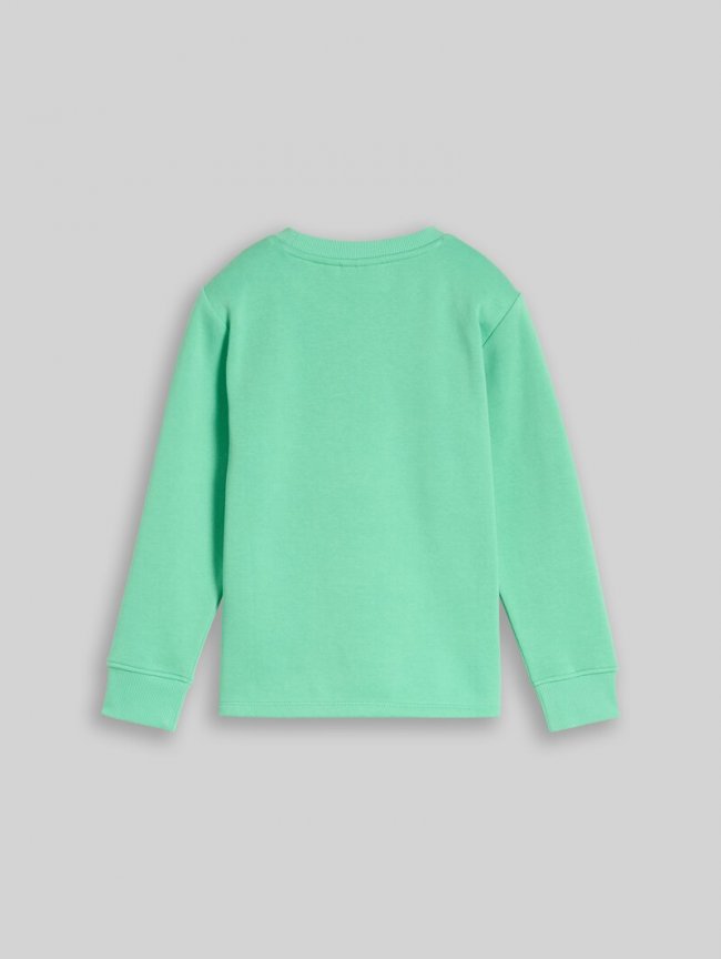 Tom Tailor Sweatshirt mit Print - Leafy Green Tom Tailor Sweatshirt mit Print - Leafy Green