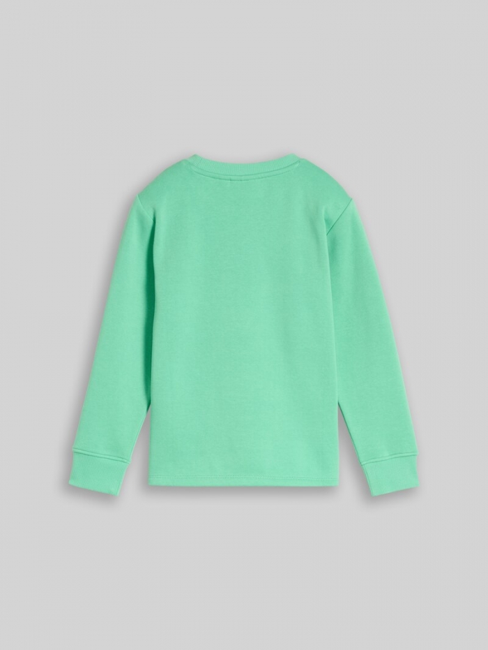 Tom Tailor Sweatshirt mit Print - Leafy Green Tom Tailor Sweatshirt mit Print - Leafy Green