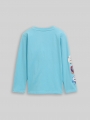 Tom Tailor Langarmshirt mit Print - Elixir Blue Tom Tailor Langarmshirt mit Print - Elixir Blue