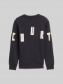 Tom Tailor Sweatshirt mit Print - Coal Grey