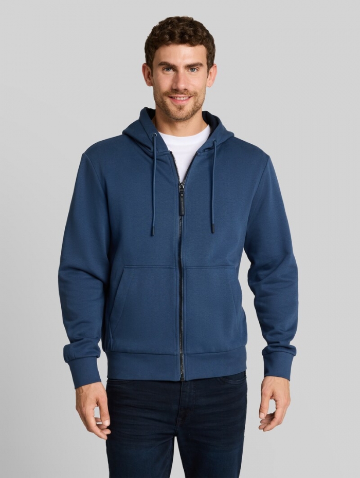 Tom Tailor Basic Hoodie Sweatjacke - Dark Duck Blue Tom Tailor Basic Hoodie Sweatjacke - Dark Duck Blue