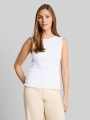 Tom Tailor Smock Top mit Stretch - White Tom Tailor Smock Top mit Stretch - White