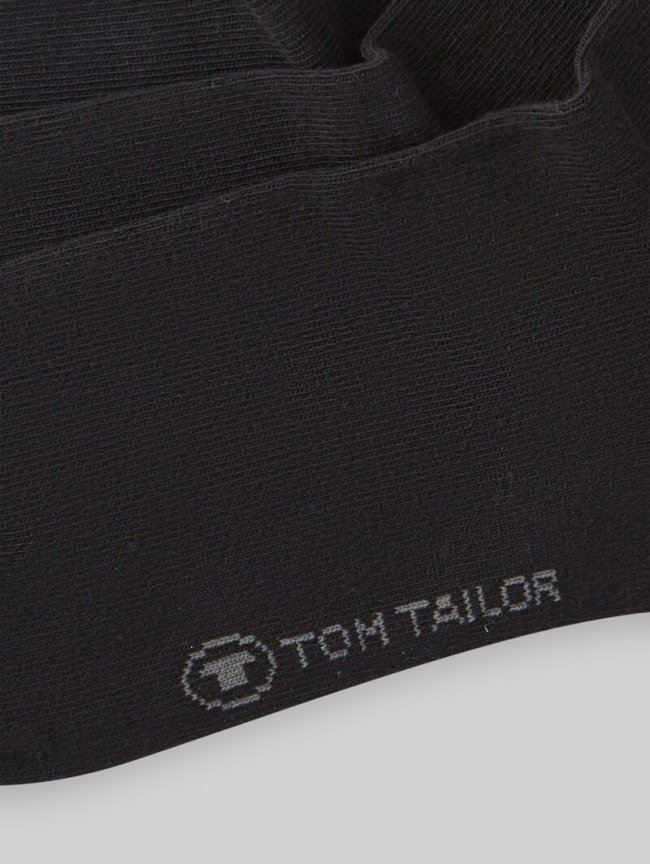 Tom Tailor Dreierpack Basic Socken - Black Tom Tailor Dreierpack Basic Socken - Black