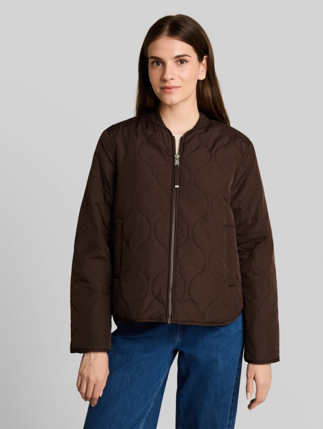 Tom Tailor Steppjacke mit Bomberkragen - Java Dark Brown Tom Tailor Steppjacke mit Bomberkragen - Java Dark Brown