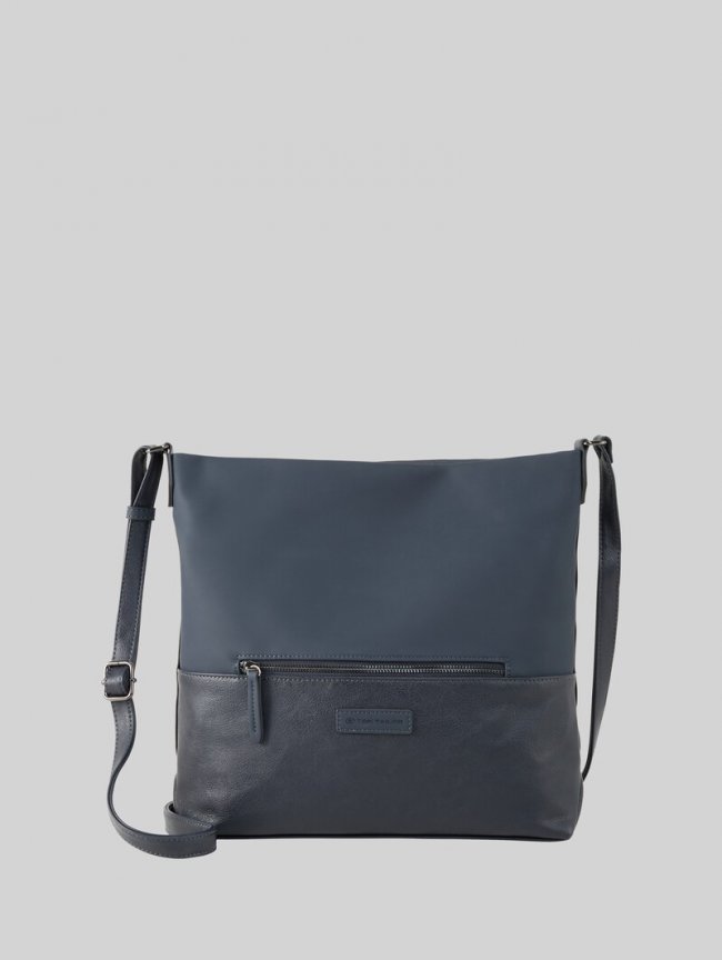Tom Tailor TTGIA M Beuteltasche aus Lederimitat - Dark Blue Tom Tailor TTGIA M Beuteltasche aus Lederimitat - Dark Blue