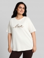 Tom Tailor Plus Size - T-Shirt aus Baumwolle - Whisper White Tom Tailor Plus Size - T-Shirt aus Baumwolle - Whisper White