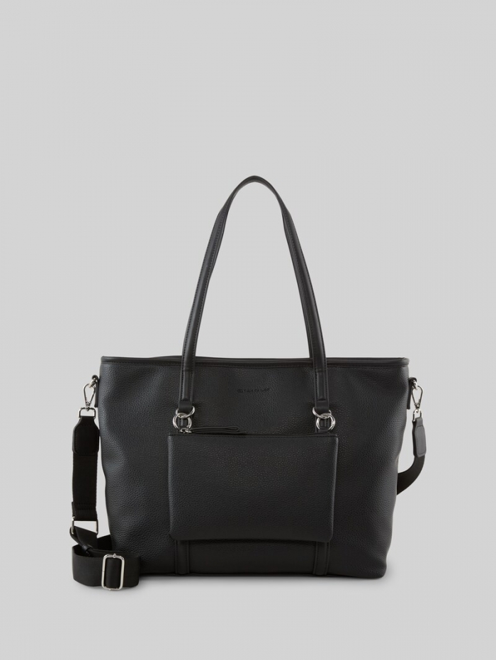Tom Tailor TTJAMILA L Shopper mit 2-in-1-Funktion - Schwarz / Black Tom Tailor TTJAMILA L Shopper mit 2-in-1-Funktion - Schwarz / Black