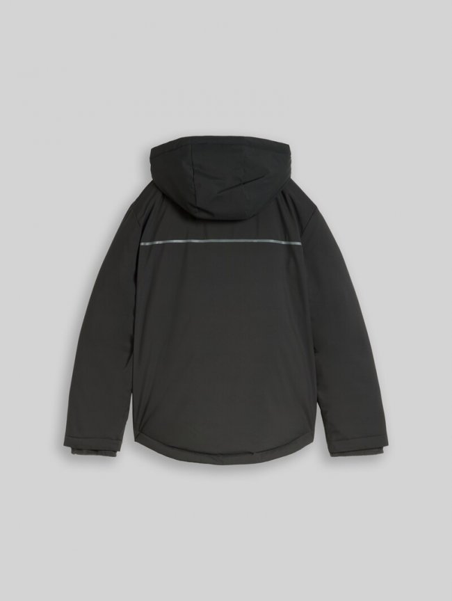 Tom Tailor Puffer-Jacke aus wasserabweisendem Material - Coal Mine Grey Tom Tailor Puffer-Jacke aus wasserabweisendem Material - Coal Mine Grey
