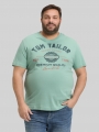 Tom Tailor Plus Size - T-Shirt mit Logo Print - Dust Green Tom Tailor Plus Size - T-Shirt mit Logo Print - Dust Green