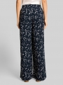 Tom Tailor Loose Fit Palazzo Hose mit Muster - Navy Dot Tom Tailor Loose Fit Palazzo Hose mit Muster - Navy Dot