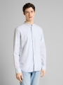 Tom Tailor Basic Fit Hemd mit Stehkragen - Light Herringbone Structure Tom Tailor Basic Fit Hemd mit Stehkragen - Light Herringbone Structure