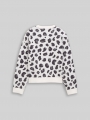 Tom Tailor Jacquard Strickpullover mit Leo-Muster - Leo Grey Print Tom Tailor Jacquard Strickpullover mit Leo-Muster - Leo Grey Print