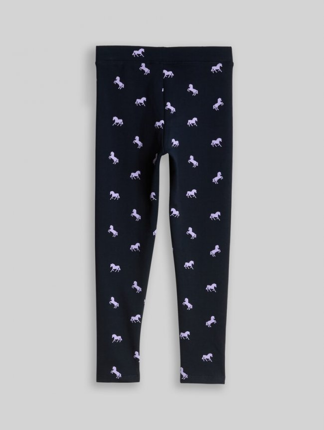 Tom Tailor Leggings mit Allover-Print - Dark Blue Horses Print Tom Tailor Leggings mit Allover-Print - Dark Blue Horses Print