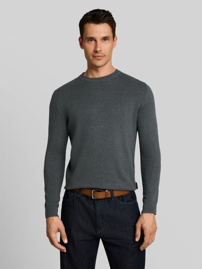 Tom Tailor Strickpullover mit Kaschmir-Anteil - Darkest Olive Melange