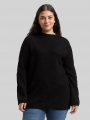 Tom Tailor Plus Size - Strickpullover mit Glitzer-Effekt - Black Lurex Knit Tom Tailor Plus Size - Strickpullover mit Glitzer-Effekt - Black Lurex Knit