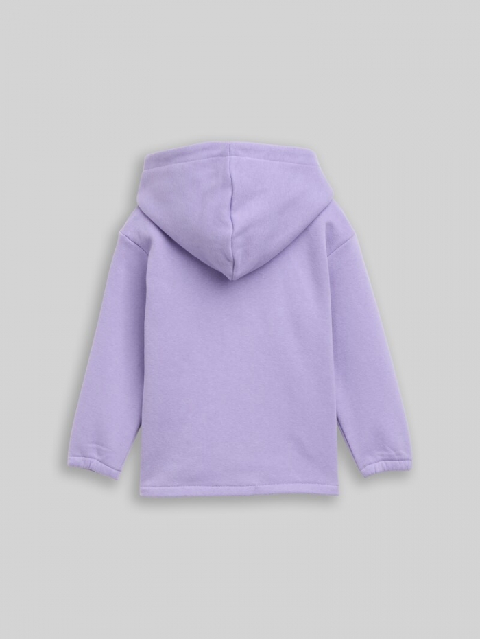 Tom Tailor Hoodie Sweatshirt mit Wendepailletten - Sweet Purple