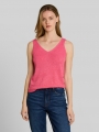 Tom Tailor Relaxed Fit Stricktop mit V-Ausschnitt - Soft Bright Pink Tom Tailor Relaxed Fit Stricktop mit V-Ausschnitt - Soft Bright Pink