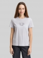 Tom Tailor T-Shirt mit Logo-Print - Soft Dusty Blue