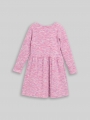 Tom Tailor Mini-Kleid mit Rippstruktur - Pink Space Dye Texture