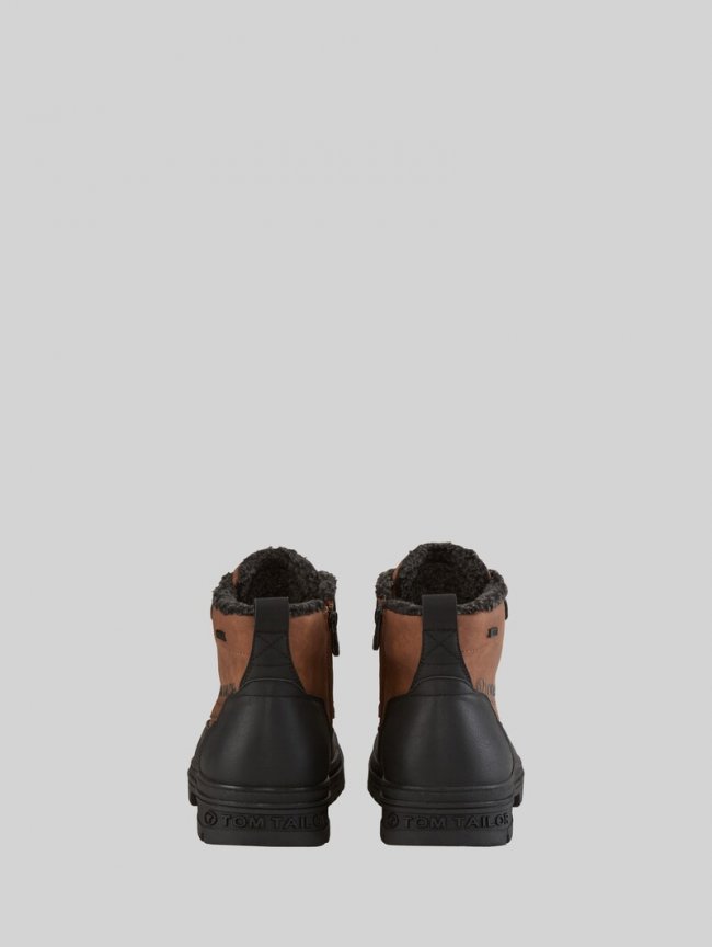 Tom Tailor Wasserfeste Boots mit Fütterung - Cognac Tom Tailor Wasserfeste Boots mit Fütterung - Cognac