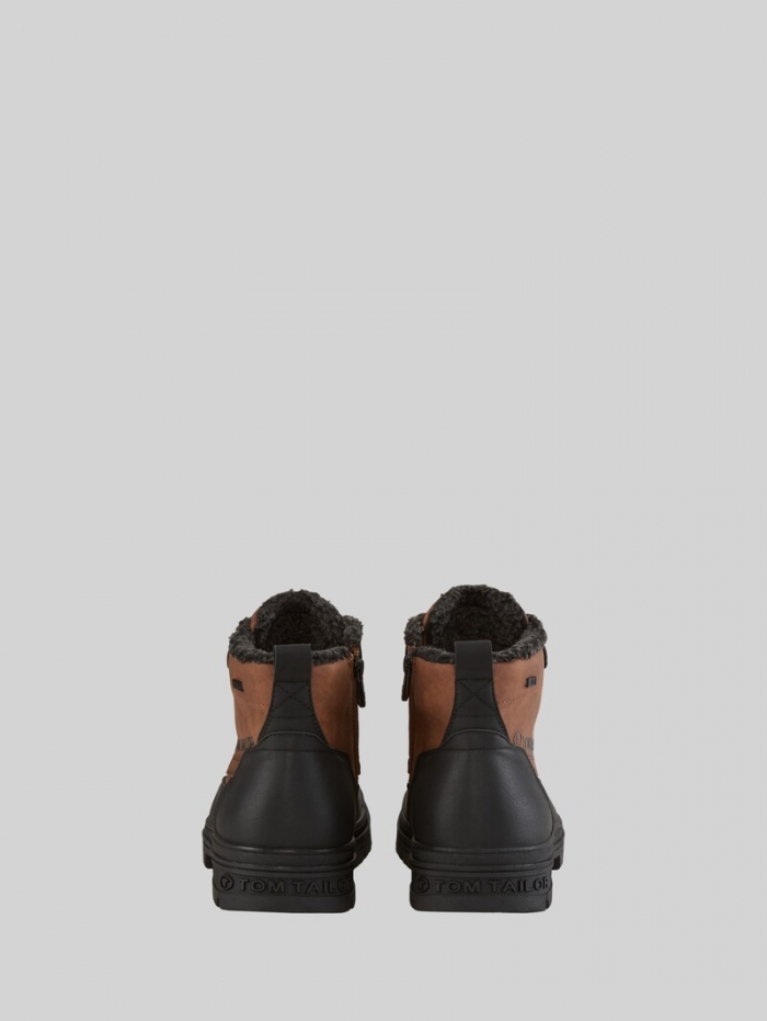 Tom Tailor Wasserfeste Boots mit Fütterung - Cognac Tom Tailor Wasserfeste Boots mit Fütterung - Cognac