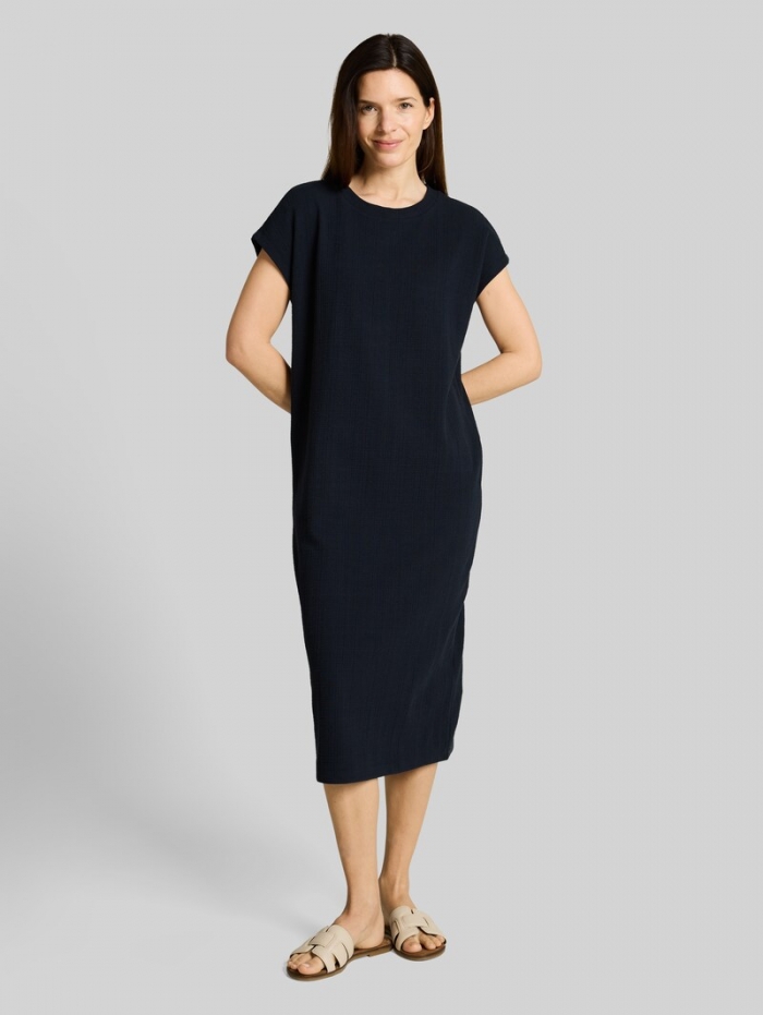 Tom Tailor Loose Fit Midi-Kleid - Sky Captain Blue Tom Tailor Loose Fit Midi-Kleid - Sky Captain Blue