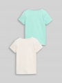 Tom Tailor T-Shirt im 2er-Pack - Wool White