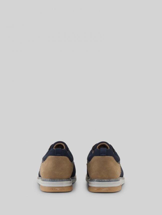 Tom Tailor Schnürschuhe im Knitted-Look - Navy Tom Tailor Schnürschuhe im Knitted-Look - Navy