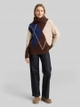 Tom Tailor Oversize Rollkragenpullover mit Wollanteil - Brown Blue Argyle Knit Dsign Tom Tailor Oversize Rollkragenpullover mit Wollanteil - Brown Blue Argyle Knit Dsign