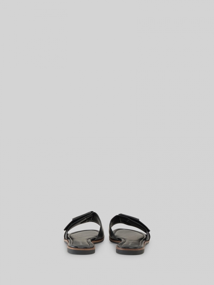 Tom Tailor Flache Sandalen mit Schleifen-Detail - Black