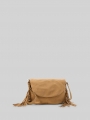 Tom Tailor TTDEYANIRA Überschlagtasche mit Fransen - Camel / Camel Nature Tom Tailor TTDEYANIRA Überschlagtasche mit Fransen - Camel / Camel Nature