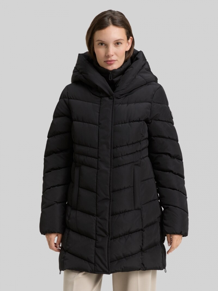 Tom Tailor Puffer-Mantel im 2-in-1-Look - Deep Black Tom Tailor Puffer-Mantel im 2-in-1-Look - Deep Black