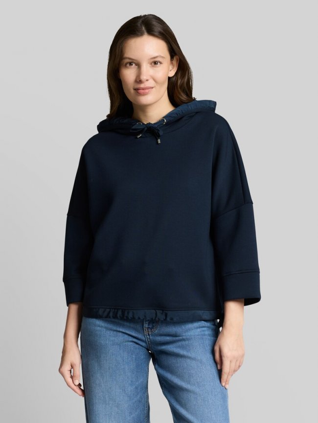 Tom Tailor Hoodie Sweatshirt aus Scuba - Sky Captain Blue Tom Tailor Hoodie Sweatshirt aus Scuba - Sky Captain Blue