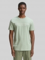 Tom Tailor Basic T-Shirt mit Logo-Print - Ice Mint Green Tom Tailor Basic T-Shirt mit Logo-Print - Ice Mint Green