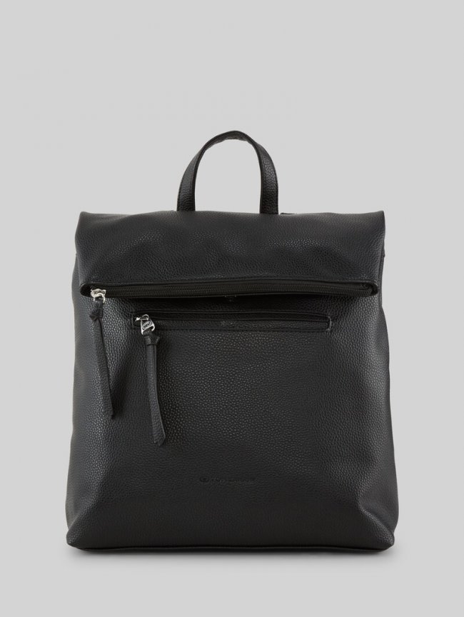 Tom Tailor TTTINNA Rucksack mit Umschlag - Schwarz / Black Tom Tailor TTTINNA Rucksack mit Umschlag - Schwarz / Black
