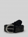 Tom Tailor TTLISA Flechtgürtel aus Leder - Black Uni Tom Tailor TTLISA Flechtgürtel aus Leder - Black Uni