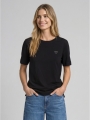 Tom Tailor T-Shirt aus Baumwolle - Deep Black Tom Tailor T-Shirt aus Baumwolle - Deep Black