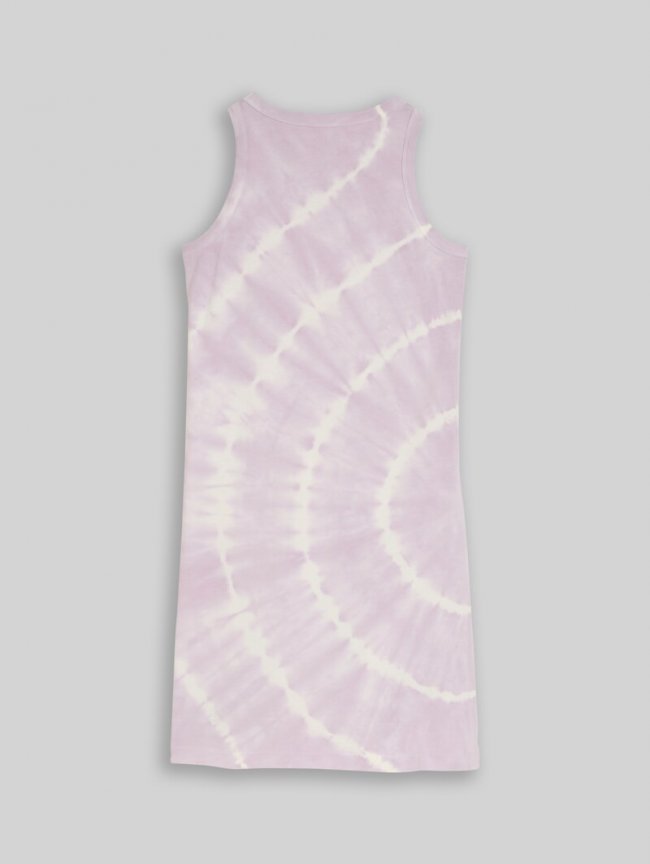 Tom Tailor Mini-Kleid mit Batikmuster - Soft Lilac Tie Dye Tom Tailor Mini-Kleid mit Batikmuster - Soft Lilac Tie Dye