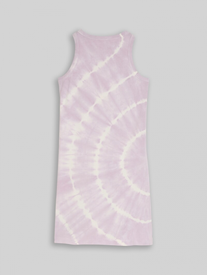 Tom Tailor Mini-Kleid mit Batikmuster - Soft Lilac Tie Dye Tom Tailor Mini-Kleid mit Batikmuster - Soft Lilac Tie Dye