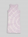 Tom Tailor Mini-Kleid mit Batikmuster - Soft Lilac Tie Dye Tom Tailor Mini-Kleid mit Batikmuster - Soft Lilac Tie Dye